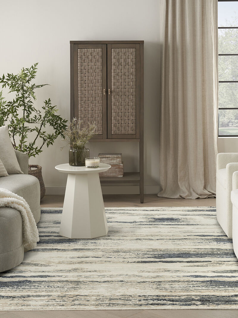 Serenity Home SRH12 Turquoise/Multicolor 9' x 12' Rug