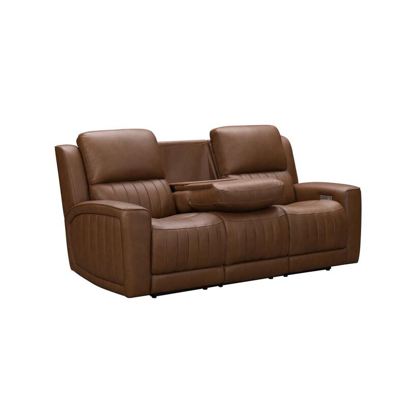 Barcalounger Sofa w/Power Head Rests, Power Lumbar & Drop Down Table w/2 Cup Holders