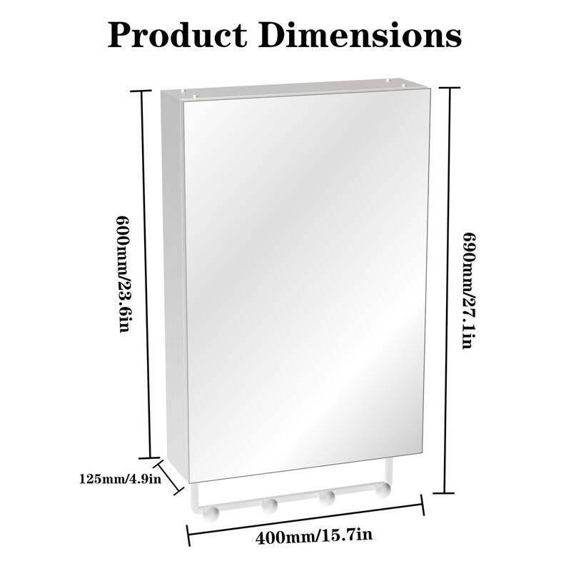 Wall Mounted Medicine Cabinet image number 2