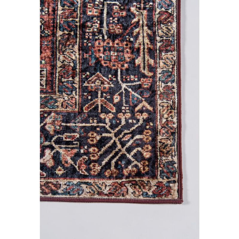 Momeni Traditional Rectangle Area Rug, Rust, 3'6 X 5'6