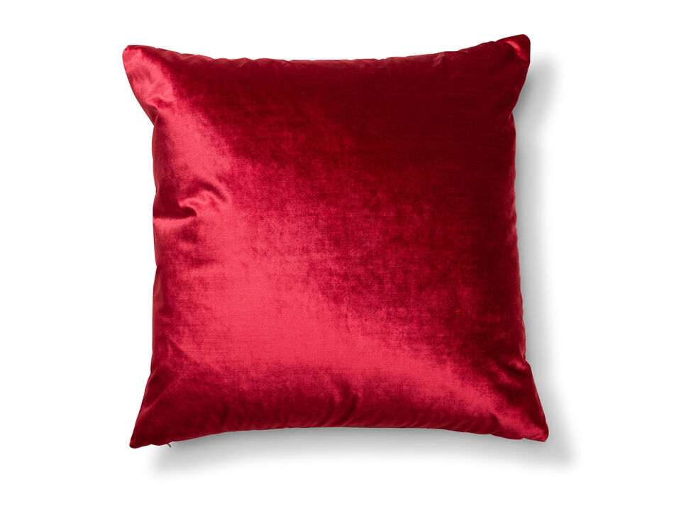 Daring Crimson Accent Pillow