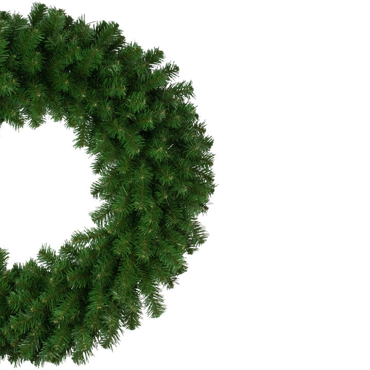 Deluxe Dorchester Pine Artificial Christmas Wreath  30-Inch  Unlit
