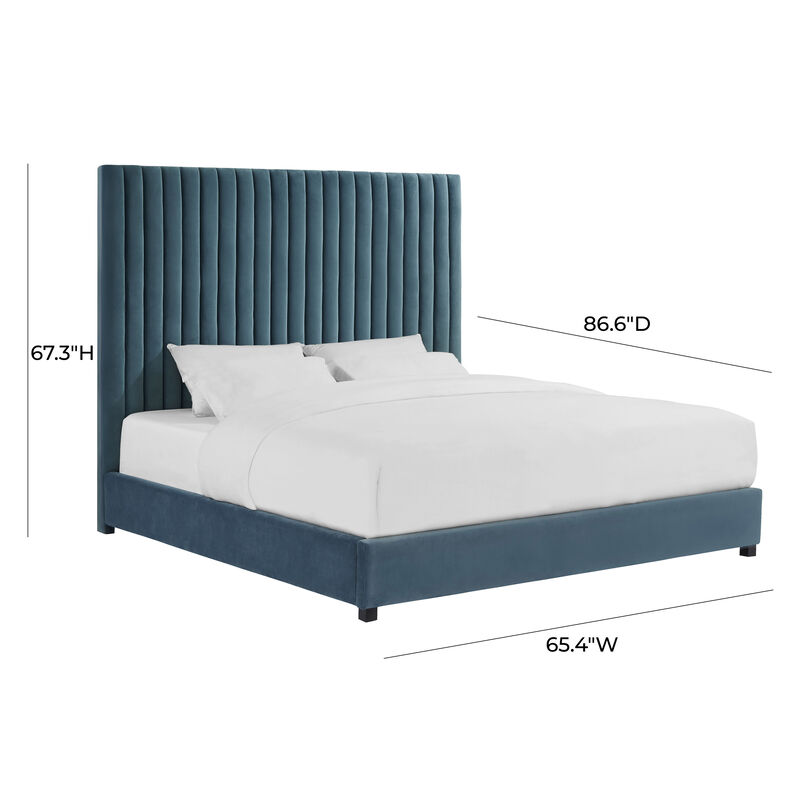 Arabelle Velvet Bed image number 3