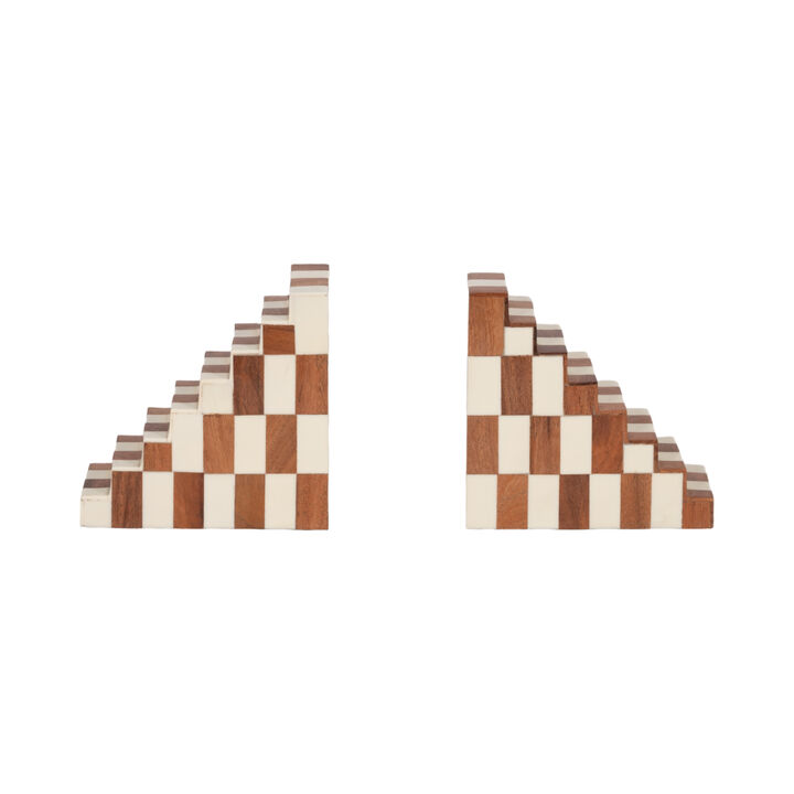 Set of 2 Stair Bookends