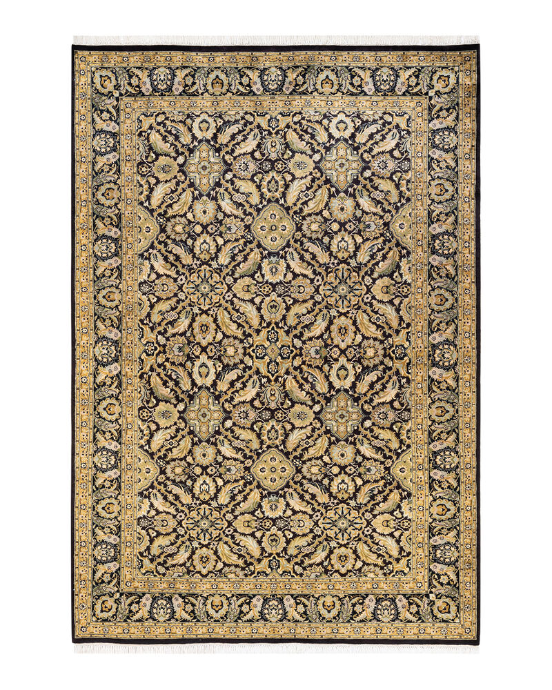 Mogul, One-of-a-Kind Hand-Knotted Area Rug  - Brown, 6' 1" x 9' 0"