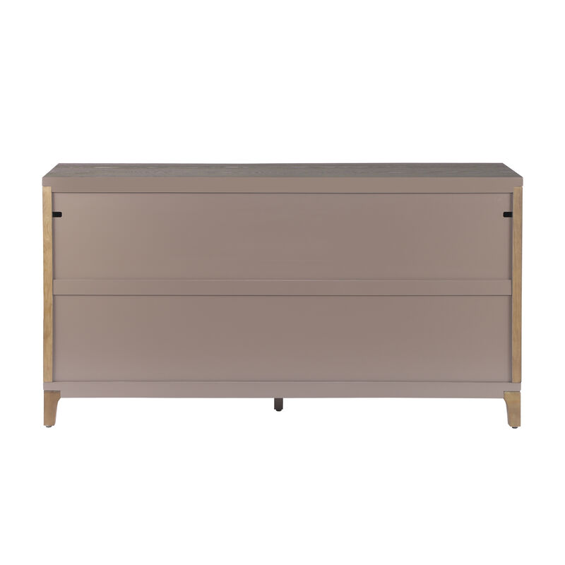 Kagvan 59 Inch Woven 4-Door Sideboard image number 4