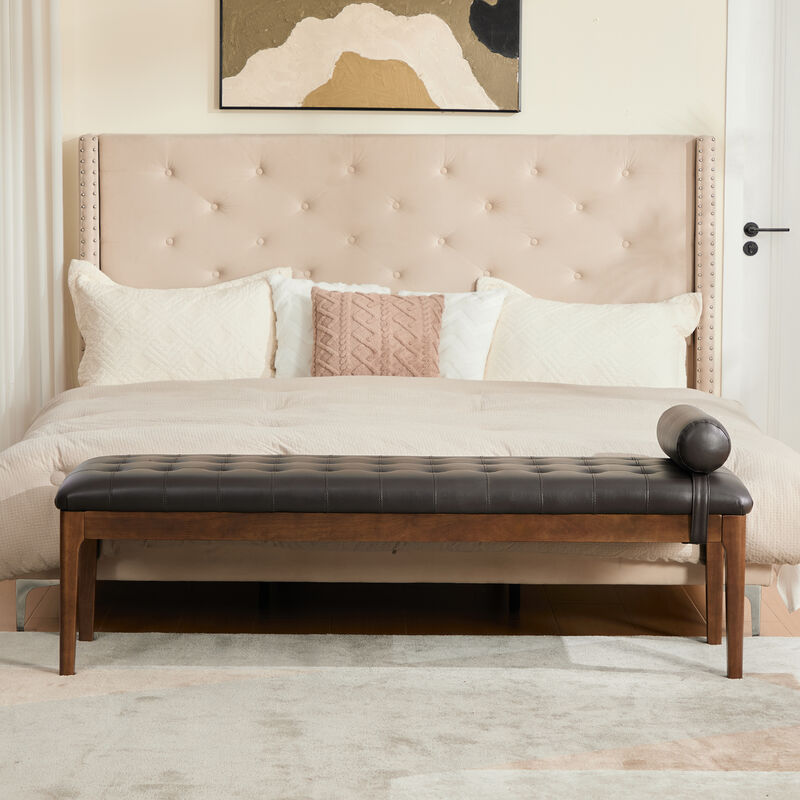 Tumlex Faux Leather Bed Bench image number 1
