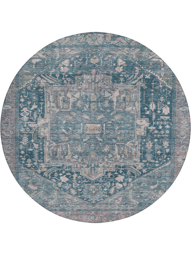 Solace SL14 Burgundy 8' Round Rug image number 0