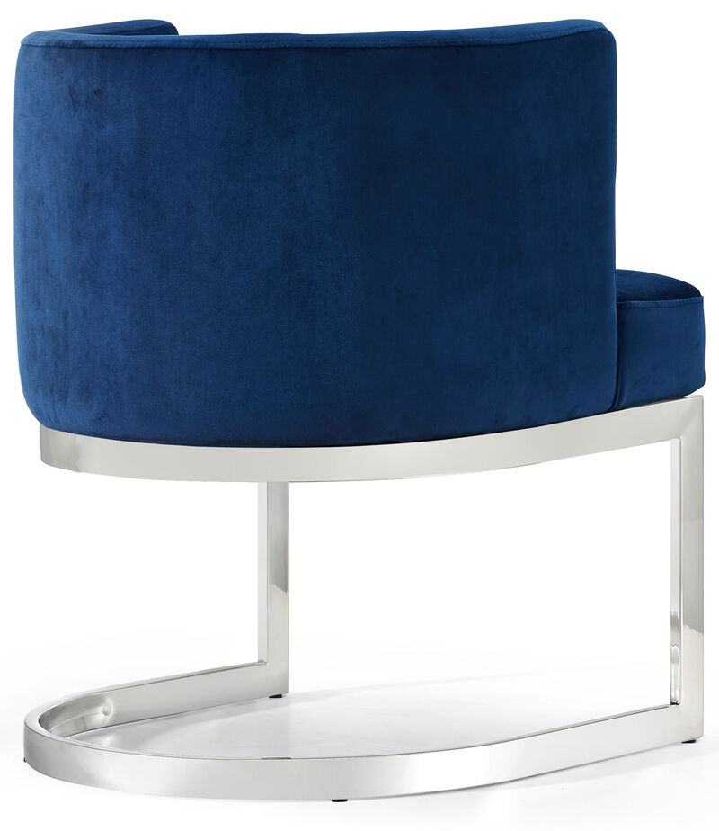 Meridian Furniture Gianna Navy Velvet Dining Chair