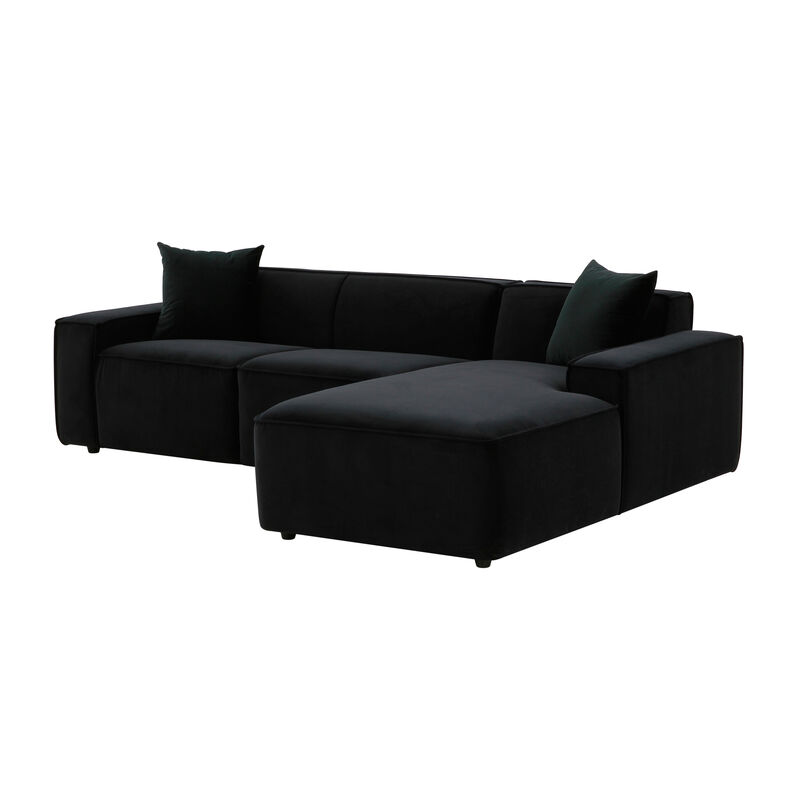 Olafur Velvet Sectional - RAF. image number 3