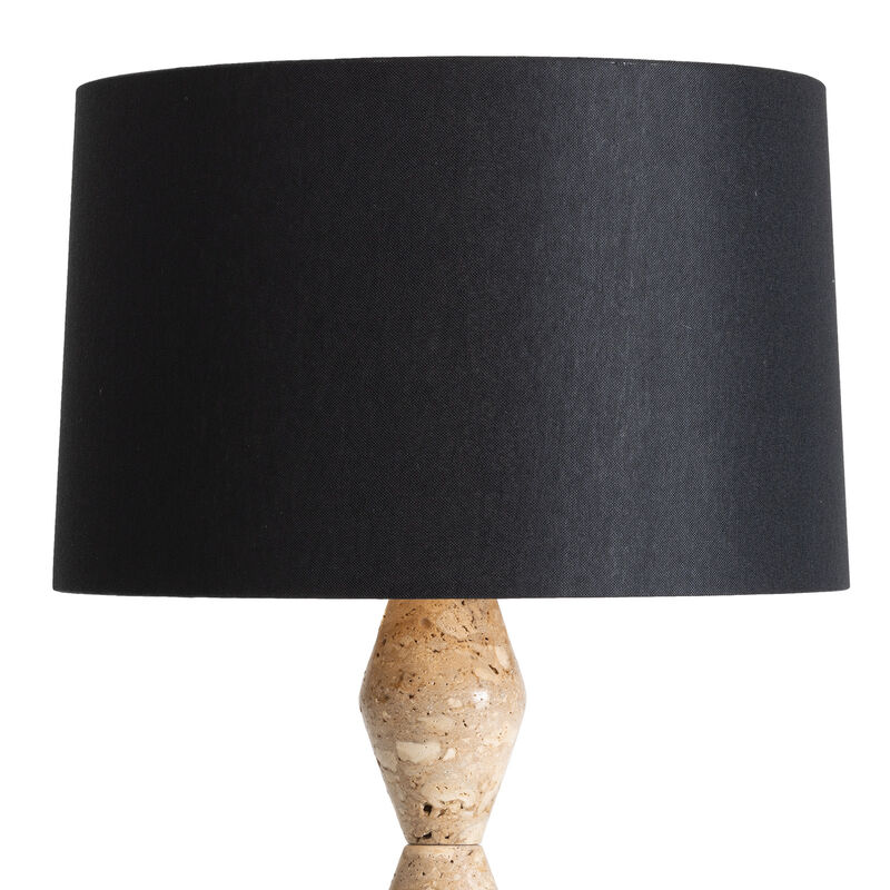 Crew Travertine Buffet Lamp