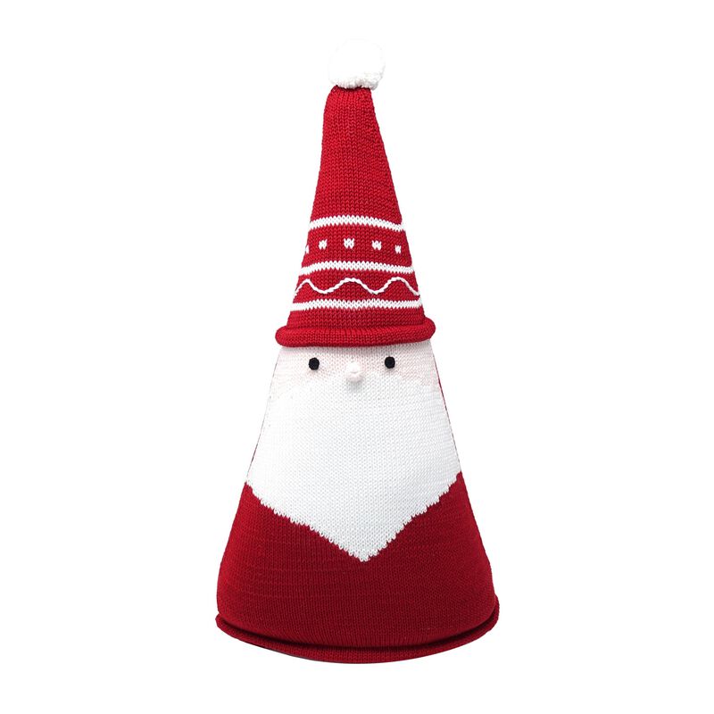 Handmade Red Santa Christmas Pillow, 15" image number 0