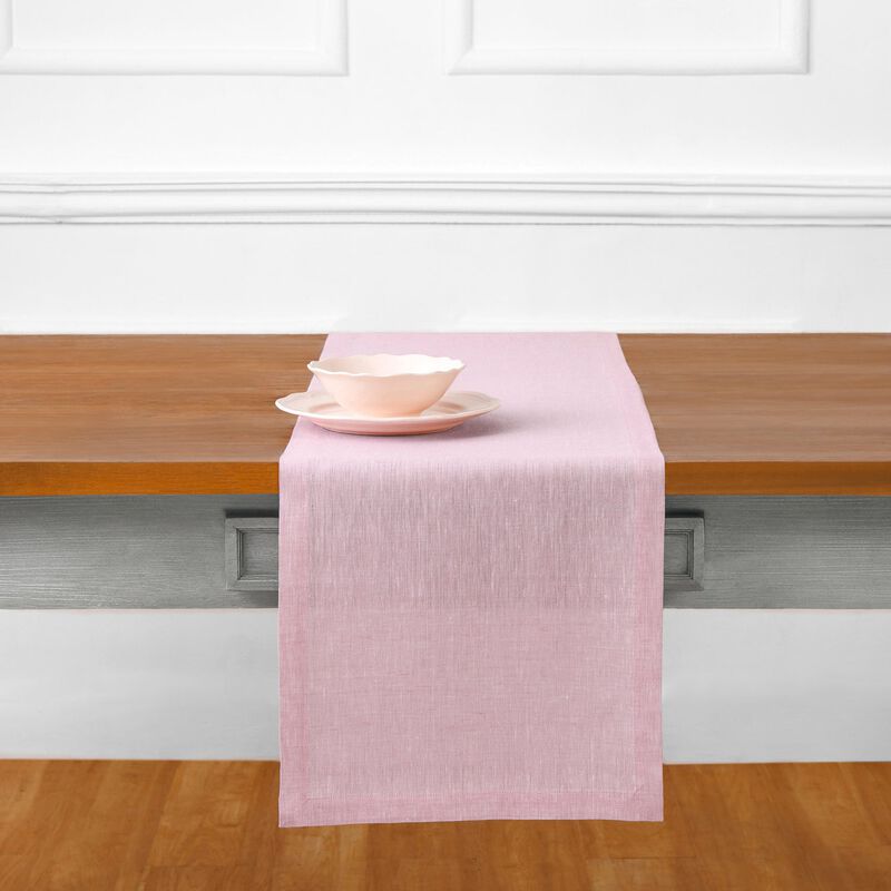 Solino Home 100% Pure Linen Table Runner - Athena