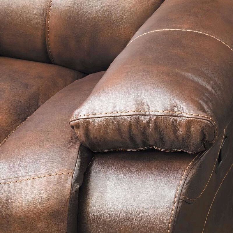 Catnapper Positano Italian Top Grain Leather Match Power Recliner