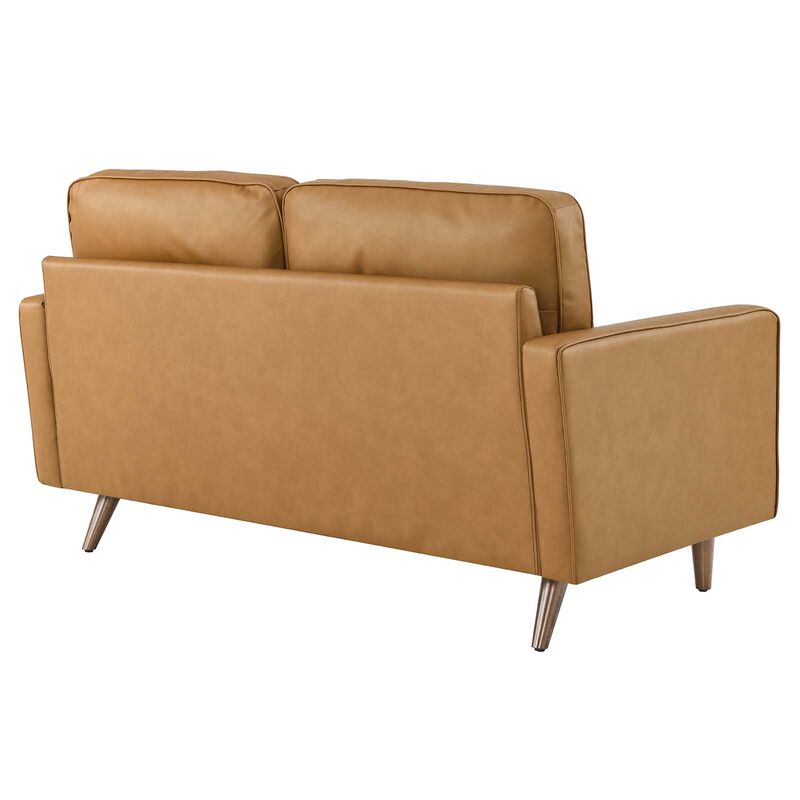 Valour Leather Loveseat image number 4