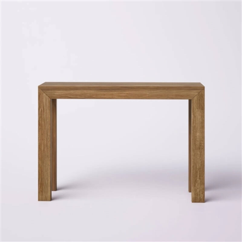 Solid Wood Modern Console Table – Sleek Sofa Table for Entryway or Living Room