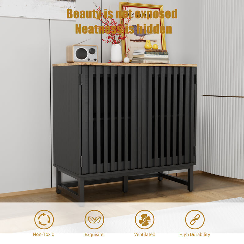 Jabom Grille Striped Cabinet image number 6