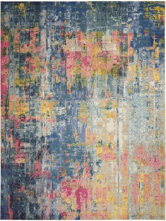 Celestial CES09 Blue/Yellow 9' x 12' Rug