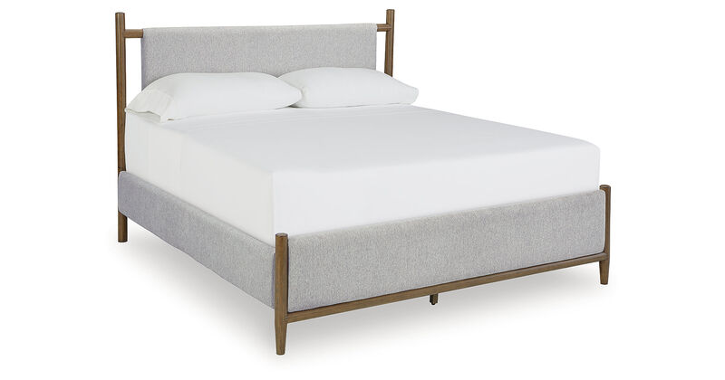 Lyncott Queen Upholstered Panel Bed