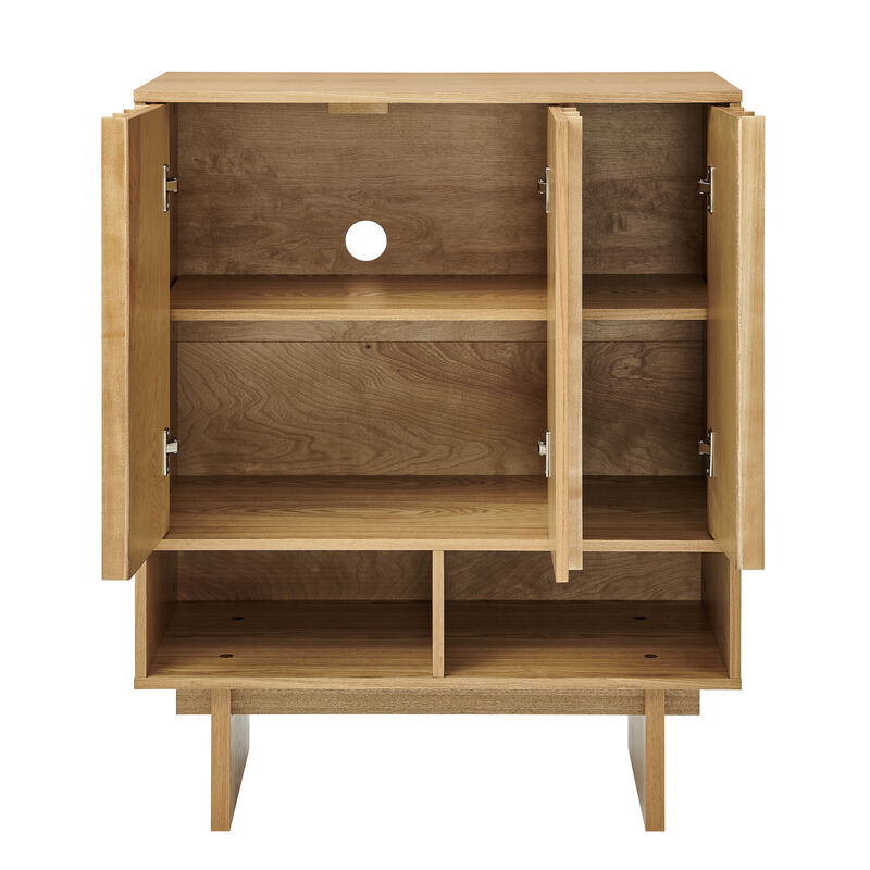 Harjas 3 Doors Mid Century Modern Buffet image number 8