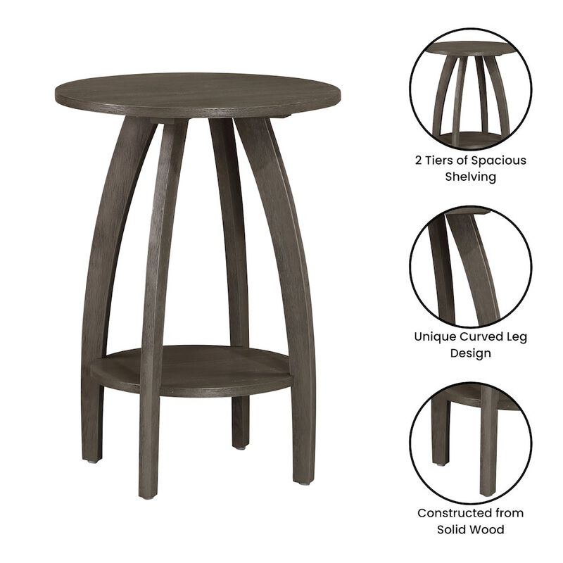 Convenience Concepts Aldrin End Table with Shelf