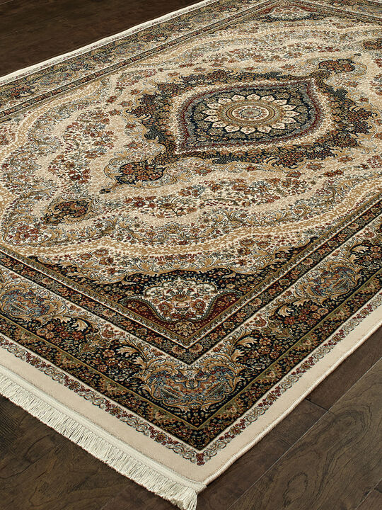 Masterpiece 2'3" x 10' Ivory Rug