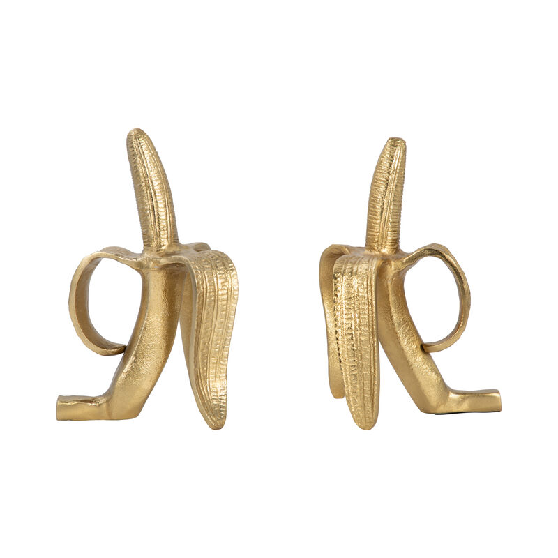 Set of 2 Banana Bookends image number 0
