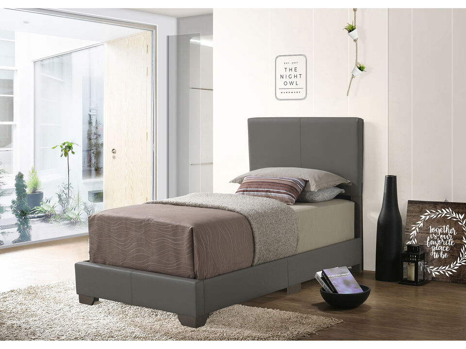 Aaron Upholstered Twin Panel Bed