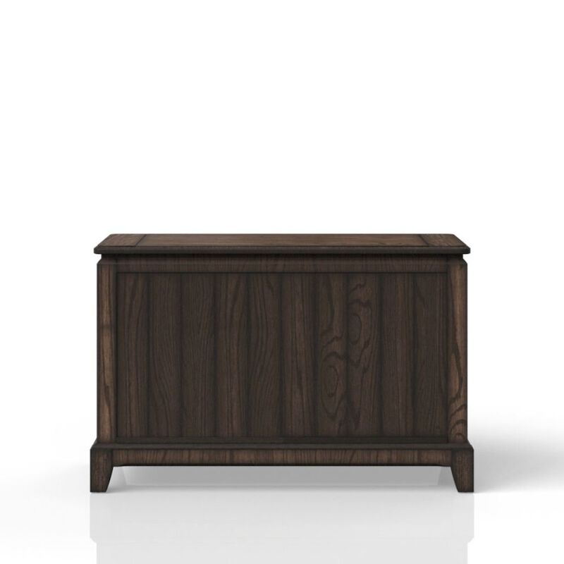 Brown Wood Credenza Storage Cabinet with 1  Drawer and 2 Shelves for Living Room image number 4
