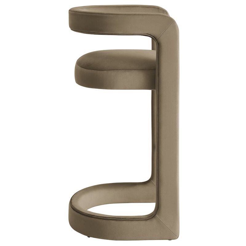 Winslow Performance Velvet Bar Stool image number 3