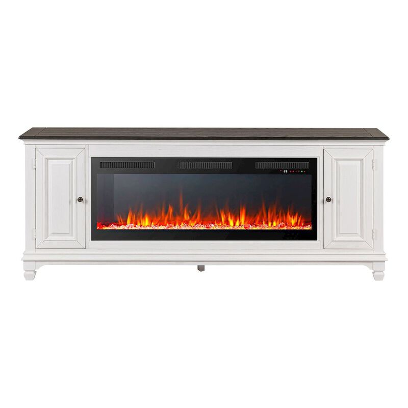 Liberty Furniture Heated LED Fireplace TV Consoles 80 Inch image number 0
