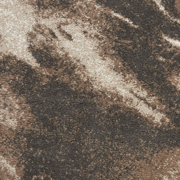 HomeRoots Abstract Power Loom Area Rug