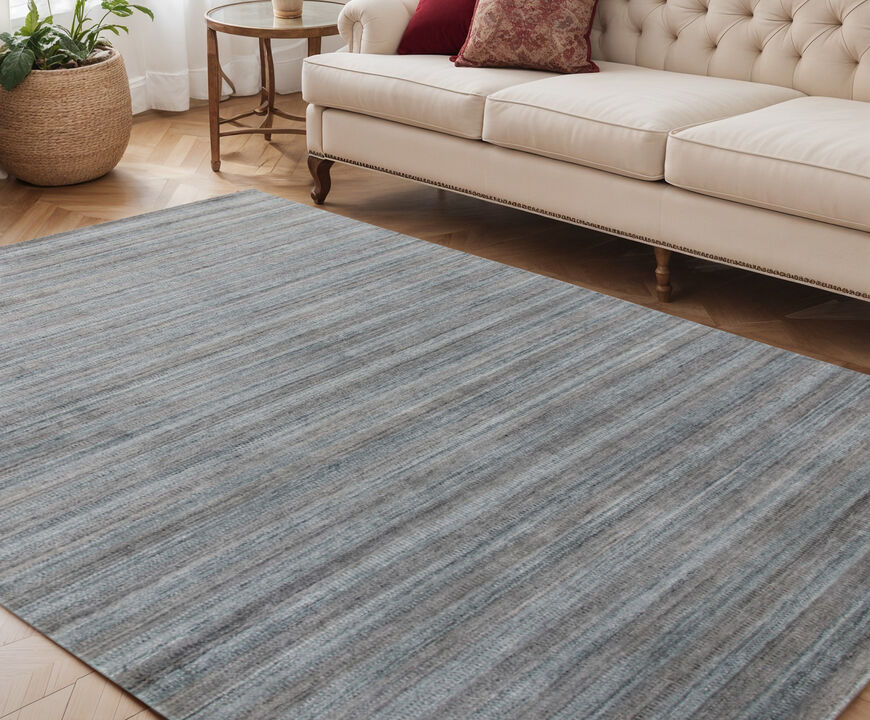 HomeRoots Oriental Hand Woven Area Rug With Fringe