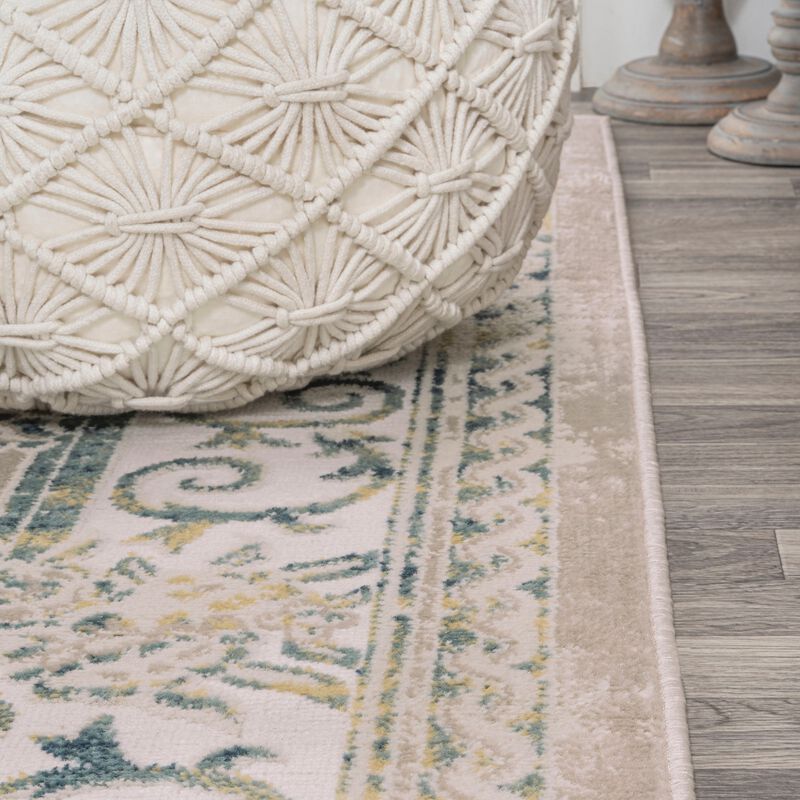 Rosalia Cottage Medallion Beige/Ivory Rug