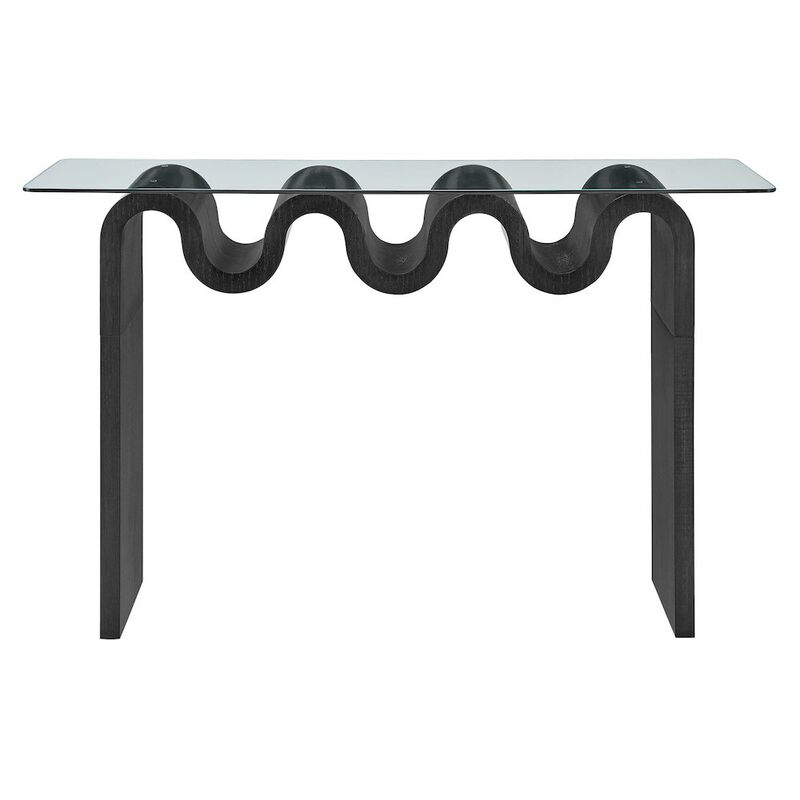 Ondine Glass Top 50" Console Table image number 4