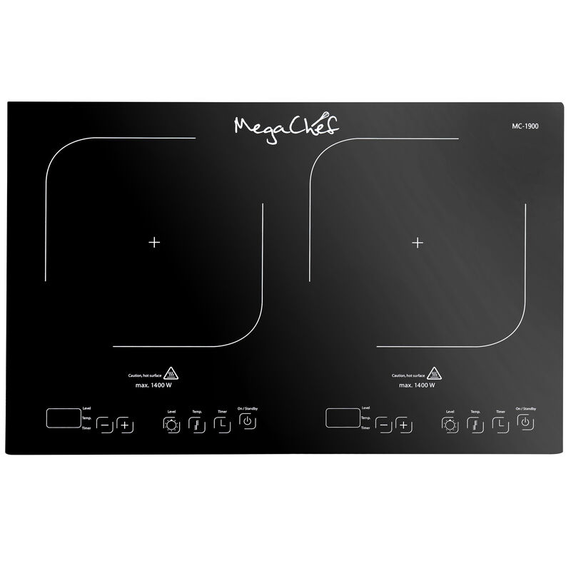 MegaChef 1400 Watt Portable Dual Induction Cooktop