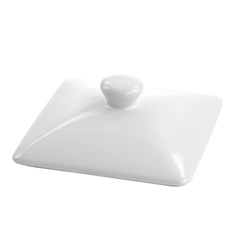 Martha Stewart Stoneware Casserole with Lid in White image number 3