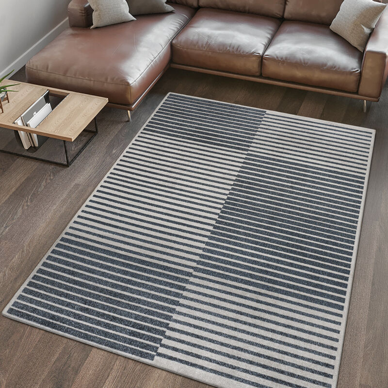 Shaii Global Medallion Low-Pile Machine-Washable Area Rug