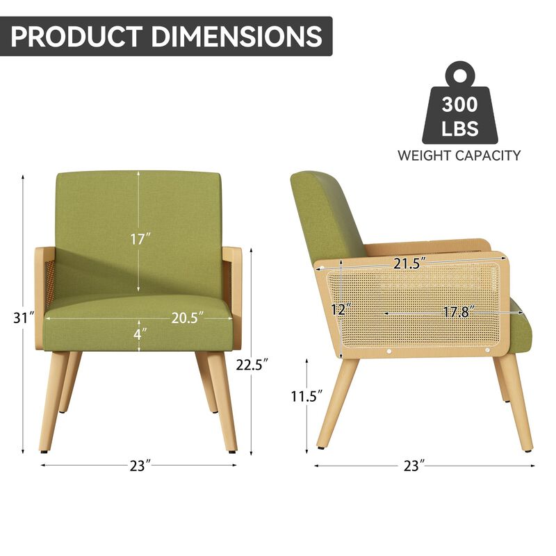 Modern Accent Chair Armchair for Living Room Bedroom Single Sofa Lounge Seating image number 7