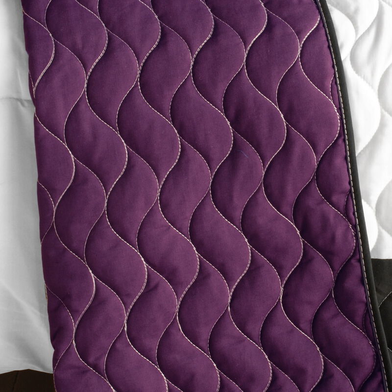 Vermicelli Quilted Patchwork Bedding Set Queen Size Partner Decorative Design image number 3