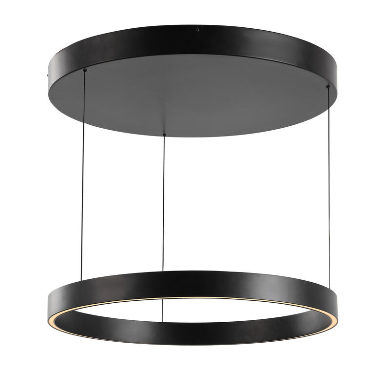 Jense Minimalist Modern Metal Adjustable Dimmable Ring LED Pendant