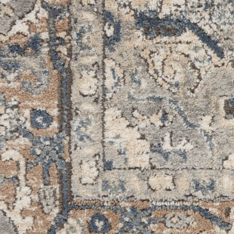 HomeRoots Medallion Power Loom Runner Rug image number 4