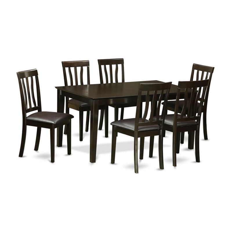 7 PC Dining room set for 6-Dining Table and 6 Dining Chairs