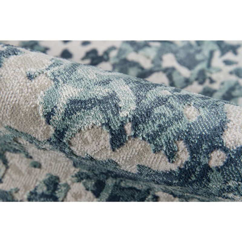 Momeni Traditional Rectangle Area Rug, Blue, 3'10 X 5'7