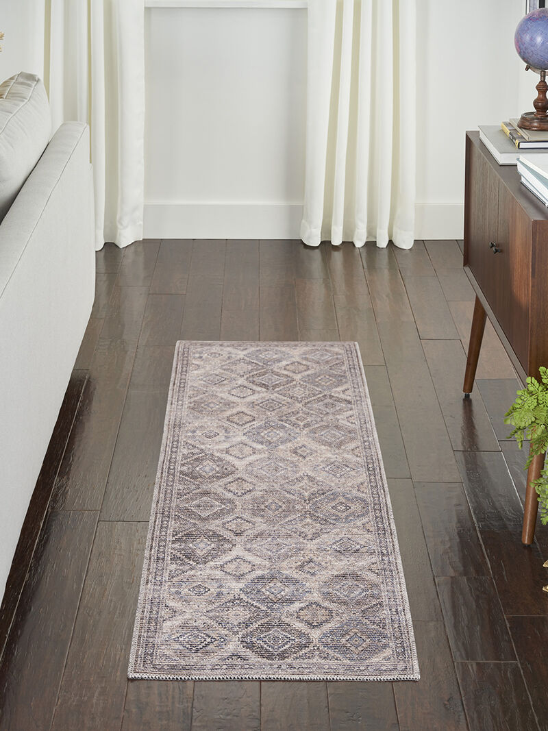 Machine Washable Series 1 SR103 Ivory 2'2" x 8' Rug