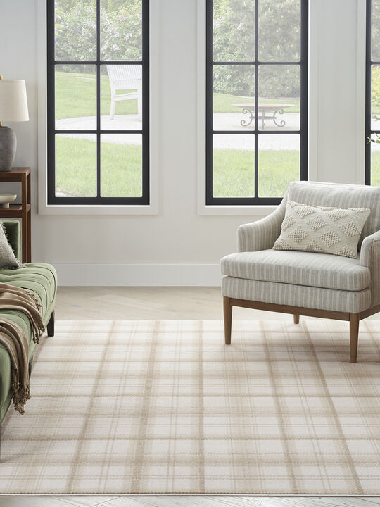 Grafix GRF03 Ivory/Beige 9' x 12' Rug