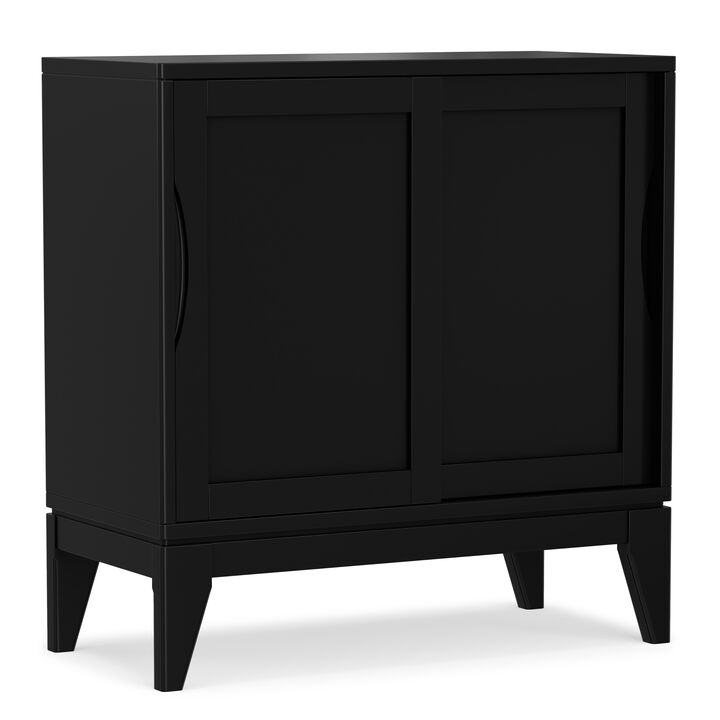 Simpli Home Harper Low Storage Cabinet