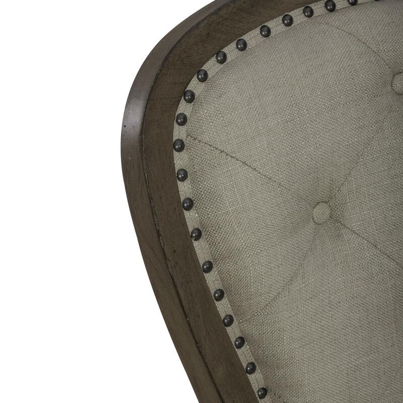 Liberty Furniture Uph Tufted Back Side Chair - Set of 2 Traditional Multi in Dusty Taupe image number 9