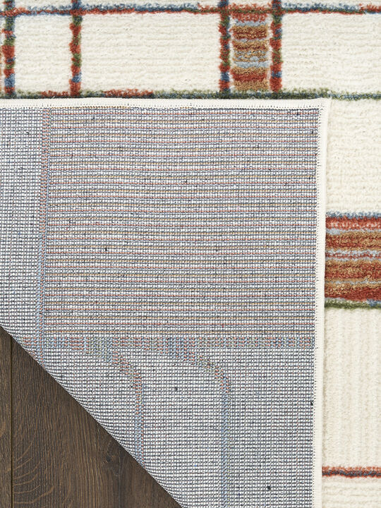 Nordic NRC17 Ivory/Rust 4' x 6' Rug