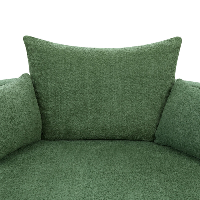 Merax Swivel Round Sofa Accent Barrel Chair for Living Room